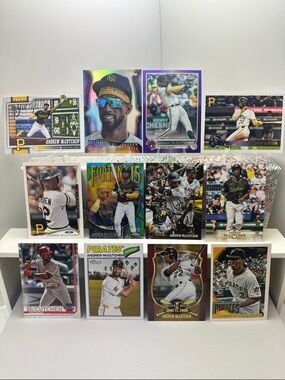Andrew McCutchen lot of 12 (Pirates/Brewers/Phillies)